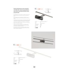Redo 01-3463 - LED Obrazové svietidlo LINEAR LED/8W/230V 60,5 cm CRI 92 čierna