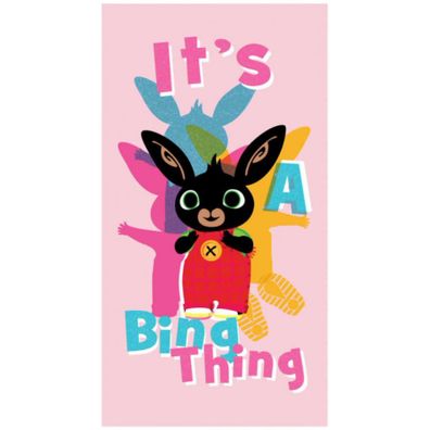 Detská plážová osuška Zajačik Bing - motív It's Bing Thing - 100% bavlna - 70 x 140 cm