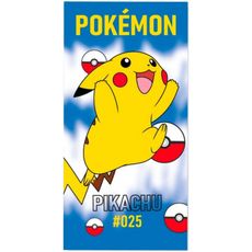Plážová osuška Pokémon 025 Pikachu - 100% bavlna - 70 x 140 cm