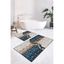 Modro-sivé kúpeľňové predložky v súprave 2 ks 60x100 cm Optic – Mila Home