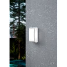 Eglo 900807 - LED Vonkajšie nástenné svietidlo CAMARDA LED/10,5W/230V biela IP54