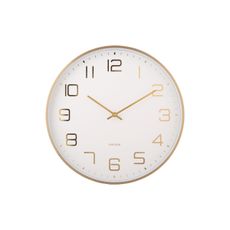 Karlsson  5973WH dizajnové nástenné hodiny biele,priemer 40 cm