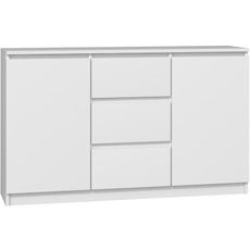 Komoda 2d3s biela mat