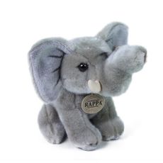 Rappa PLYŠOVÝ SLON SEDIACI 18 CM ECO-FRIENDLY