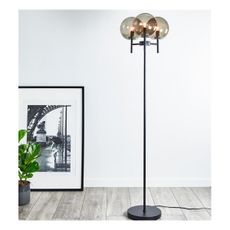 Markslöjd 107947 - Stojacia lampa CROWN 3xE14/20W/230V