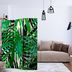 Paraván Tropical Leaves Dekorhome 225x172 cm (5-dielny)