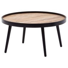 MID.YOU KONFERENČNÝ STOLÍK, čierna, kompozitné drevo, 76/76/40 cm
