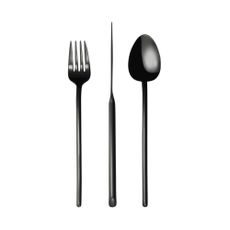 (24ks) Príborová sada STICK Black mat