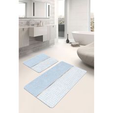 Modré kúpeľňové predložky v súprave 2 ks 60x100 cm – Mila Home