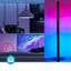 Nedis WIFILD10RGBW-SADA 2xLED RGBIC Stm. stolná lampa LED/36W/230V 2700-6500K+DO