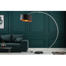 Estila Extravagantná lampa Python čierna s reguláciou jasu