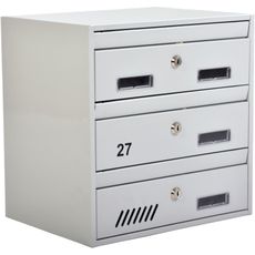M35 modulová schránka RAL 4. schránky Menovka + menovka RAL 9005 / Čierna