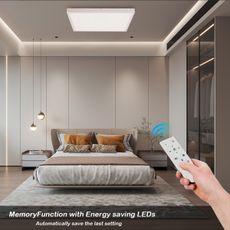 Brilagi-LED Dimerovateľné osvetlenie do kúpeľne FRAME SMART LED/50W/230V IP44 biele + Diaľkové ovládanie