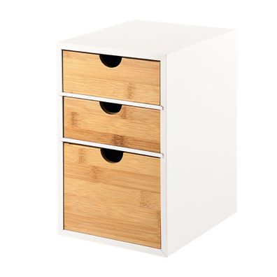 Kesper 58957 Organizér s 3 priehradkami bambus, 27 x 21 x 17 cm