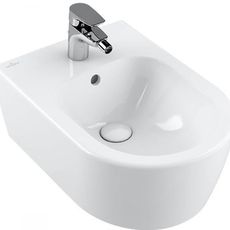 Avento závesný bidet 530x370 mm, CeramicPlus, alpská biela