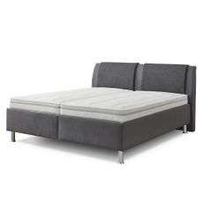 Beldomo - Sleep BOXSPRINGOVÁ POSTEĽ, 180/200 cm, textil, kompozitné drevo, sivá