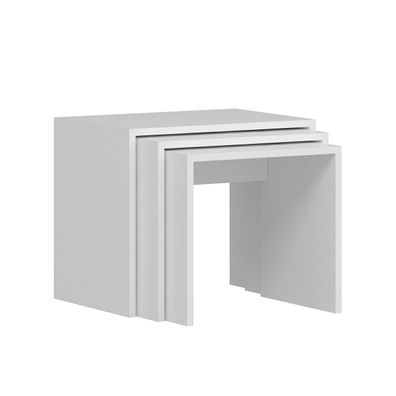Odkladací stolík Alya White, 3 ks