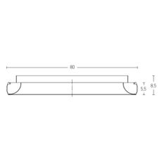 Zambelis 2059 - LED Stmievateľné stropné svietidlo LED/60W/230V pr. 80 cm hnedá
