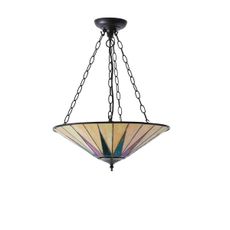 Endon 70754 - Luster na reťazi DARK STAR 3xE27/60W/230V pr. 49 cm