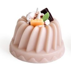 Mondex Malá svíčka PYCHOT 6x4,5 cm hnědá