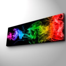 Wallity Obraz s LED osvetlením FAREBNÁ HMLA 67 30 x 90 cm