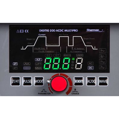 Sherman Zvárací Invertor DIGITIG 200 AC/DC Multipro + Horák + káble