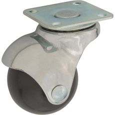 Nábytkové koliesko guľové Ø40mm/40kg, doska otočná