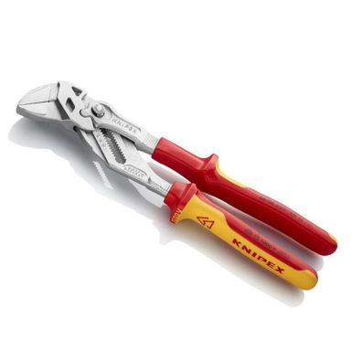 Kliešťový kľúč 250 mm, Knipex 86 06 250 - chrómovaný, viackomponentné puzdrá VDE