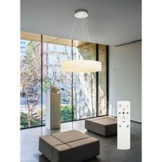 Top Light - HALO LED stmievateľný luster na lankách LED/60W/230V 3000-6500K, priemer 60 cm + diaľkové ovládanie