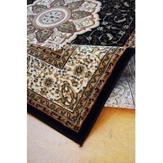 Berfin Dywany , Kusový koberec Anatolia 5328 S (Black), 250x350, čierna, kancelária