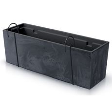 NABBI DUC600EW plastový balkónový kvetináč 58 cm antracit