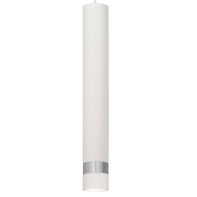 LED Luster na lanku TUBA 3xGU10/4,8W/230V biela/lesklý chróm