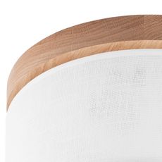 Brilagi - LED Stropné svietidlo BELLADONNA 1xE27/15W/230V pr. 30 cm biela/dub