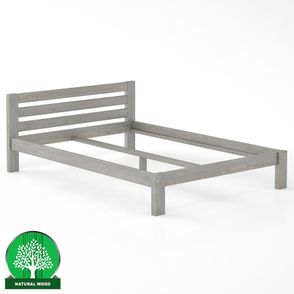 Posteľ borovica LK105–140x200 grey