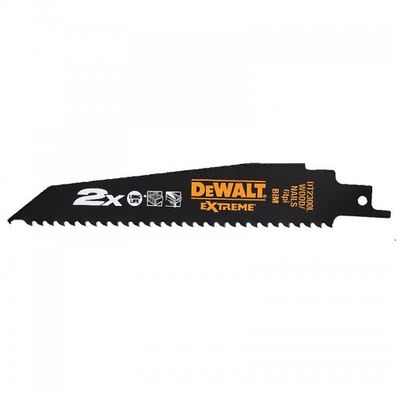 Pílový list na rezanie dreva a dreva s klincami pre mečové píly (5ks) 152mm DeWALT DT2300L