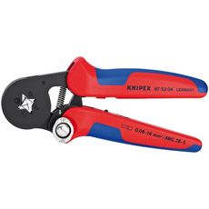 Samonastaviteľné kliešte pre lisovanie káblových koncoviek brunýrované 180 mm - 975304