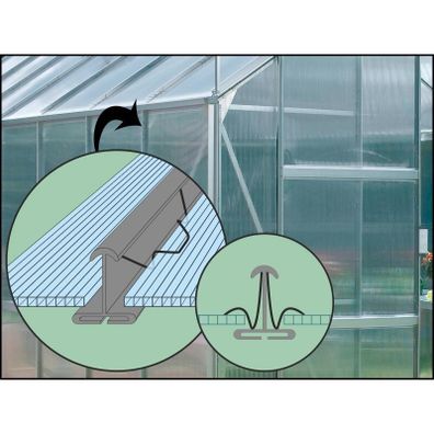 Náhradné zasklenie pre skleník VITAVIA SIRIUS PC 6 mm LG3049