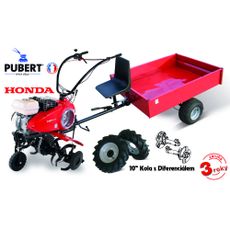 Kultivátor PUBERT QUATRO JUNIOR 60H + vozík VARES IT 500 - SET 7
