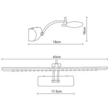 GLOBO 78301 - LED Obrazové svietidlo PICTURE 1xLED/3W/230V