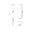 Philips 17437/30/P7 - LED RGBW Vonkajšia lampa Hue CALLA LED/8W/24V IP65