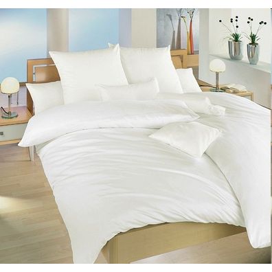 Obliečky bavlnené Deluxe Biele TiaHome - 1x Vankúš 90x70cm, 1x Paplón 140x220cm