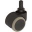Nábytkové koliesko 50 mm/50 kg kolík  8 mm s puzdrom 13 mm d