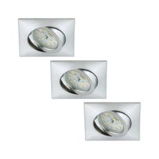 Briloner 6997-039 - SADA 3x LED Kúpeľňové podhľadové svietidlo LED/5W/230V IP23