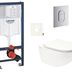 Závesný wc set do ľahkých stien / predstenová montáž Swiss Aqua Technologies Infinitio SIKOGRSIN11A