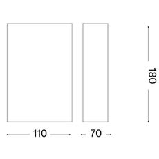 Ideal Lux - Nástenné svietidlo FLASH 1xG9/40W/230V biela
