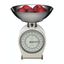 Krémovobiela kuchynská váha Kitchen Craft Living Nostalgia, nosnosť 4 kg