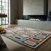 Flair Rugs koberce Ručne všívaný kusový koberec Illusion Retro Blocks Blue/Multi - 80x150 cm