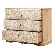 indickynabytok.sk - Komoda Sita 90x90x45 indický masív mango