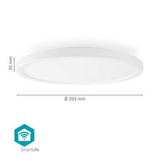 Nedis WIFILAC31WT - LED RGBW Stmievateľné svietidlo LED/18W/230V 2700-6500K Wi-Fi