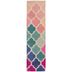 Flair Rugs koberce Ručne všívaný behúň Illusion Rosella Pink/Blue - 60x230 cm